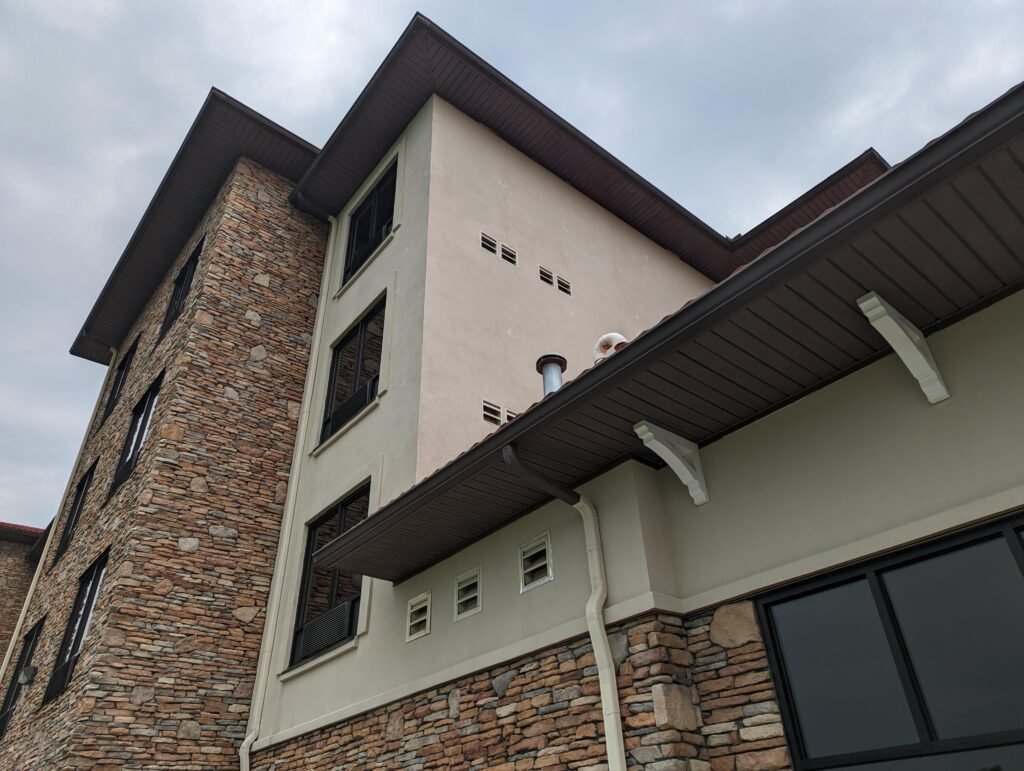 Commercial Building Washing After