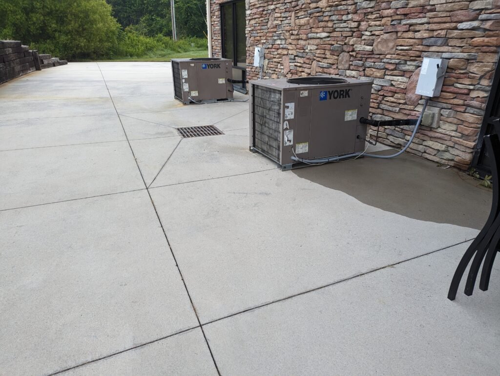 commercial pressure washing concrete wilmington after